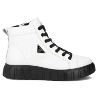 Leather boots Filippo DBT4146/25 WH white