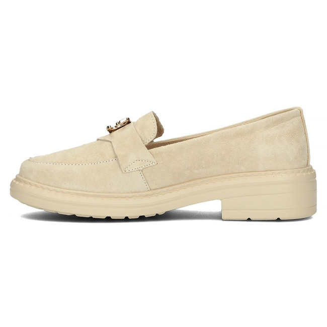 Leather shoes Filippo DP4523/23 BE GO beige