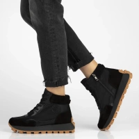 Leather ankle boots Filippo DBT7158/25 BK black