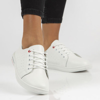 Leather shoes Filippo DP3508/22 WH white