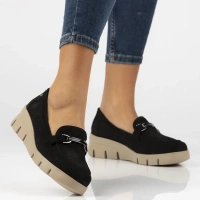 Leather shoes Filippo DP7002/25 BK black