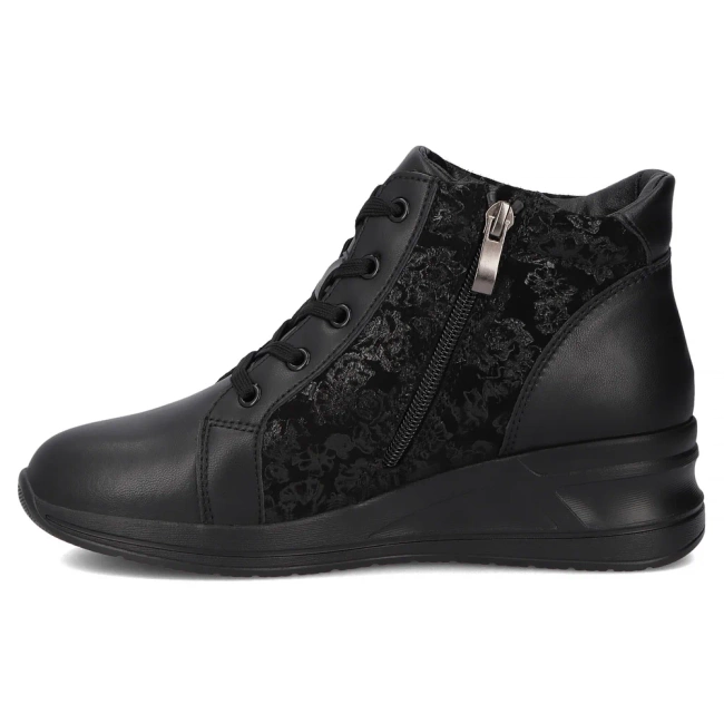 Leather ankle boots Filippo DBT7280/25 BK black