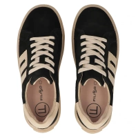 Leather sneakers Filippo DP7173/25 BK black
