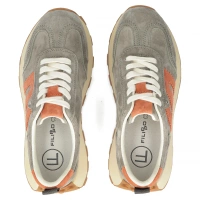 Skórzane sneakersy Filippo DP6743/25 KH OR khaki