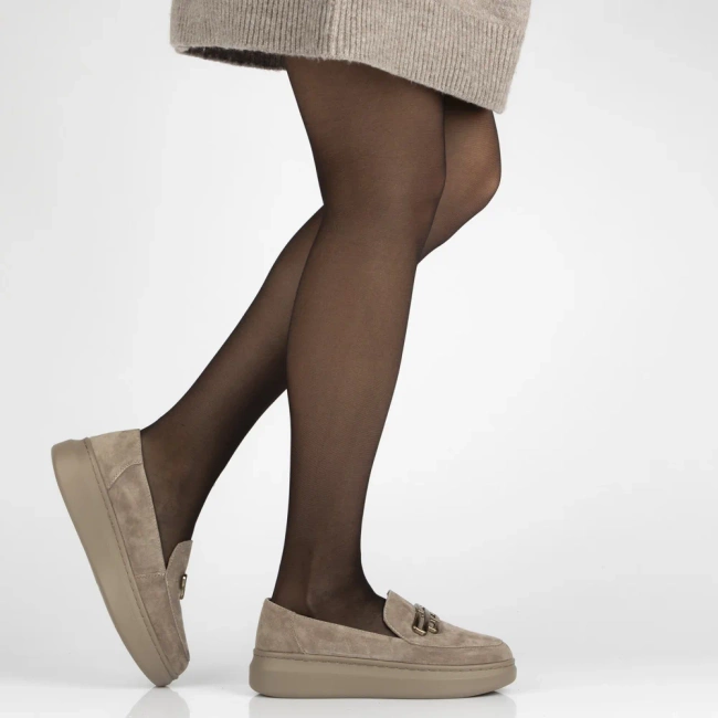 Leather shoes Filippo DP7216/25 BE beige