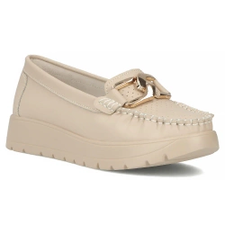 Leather loafers Filippo DP6827/25 BE beige