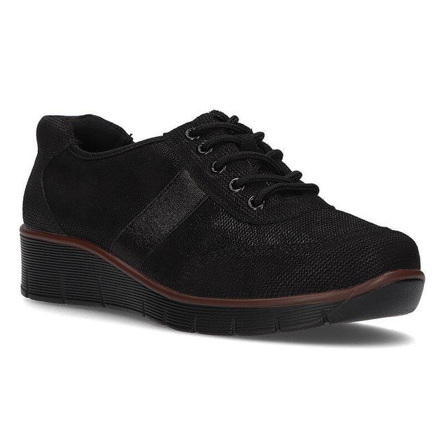 Leather shoes Filippo DP028/22 BK black