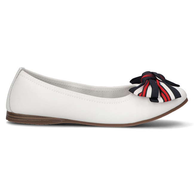 Leather ballerinas Filippo DP3634/23 WH white
