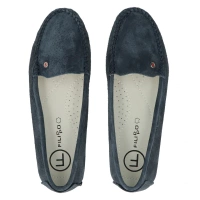 Leather loafers Filippo DP2037/25 NV RD navy blue