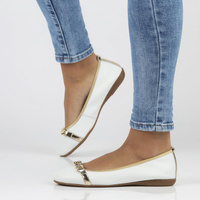 Leather ballerinas Filippo  DP3709/22 WH white
