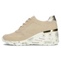 Skórzane Sneakersy Filippo DP3550/22 BE beżowe