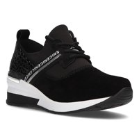 Skórzane sneakersy Filippo DP1388/21 BK czarne