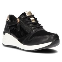 Skórzane sneakersy Filippo DP2052/21 BK czarne