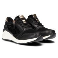 Skórzane sneakersy Filippo DP2052/21 BK czarne