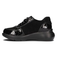 Skórzane sneakersy Filippo DP3168/21 BK czarne